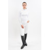 Polo de competição Harcour Stella feminino - Branco