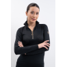 Polo Harcour Breezi feminino - Preto