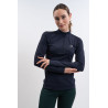 Polo Técnico Harcour Tess feminino - Marinho