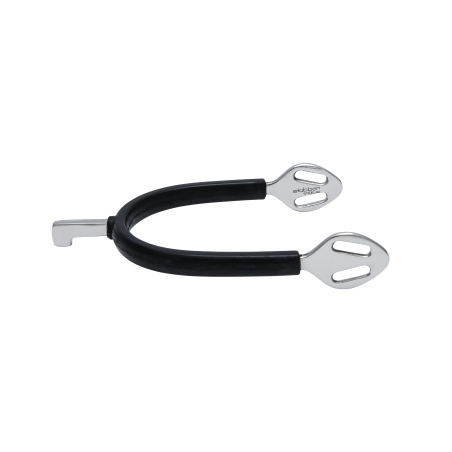 Esporas Stübben 1149 Fine Line aço inoxidável com revestimento de borracha