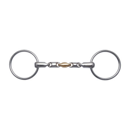 Freio 2 argolas Stübben 2457 Waterford Max Relax articulado em cobre macio, cano 16 mm