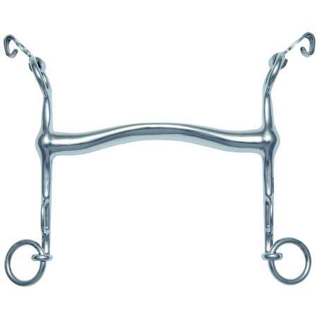 Mors de bridão Stübben 2490 Fine Line canhão 16 mm