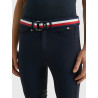 Cinto Tommy Hilfiger Equestrian Global Stripe masculino - Azul-marinho