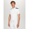 Polo de competição Tommy Hilfiger Equestrian Hamilton de manga curta masculino - Branco