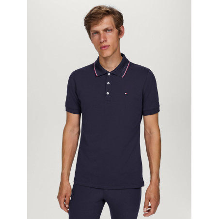 Polo Tommy Hilfiger Equestrian Harrison de manga curta para homem