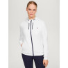 Casaco com fecho Tommy Hilfiger Equestrian Kingston feminino - Cru