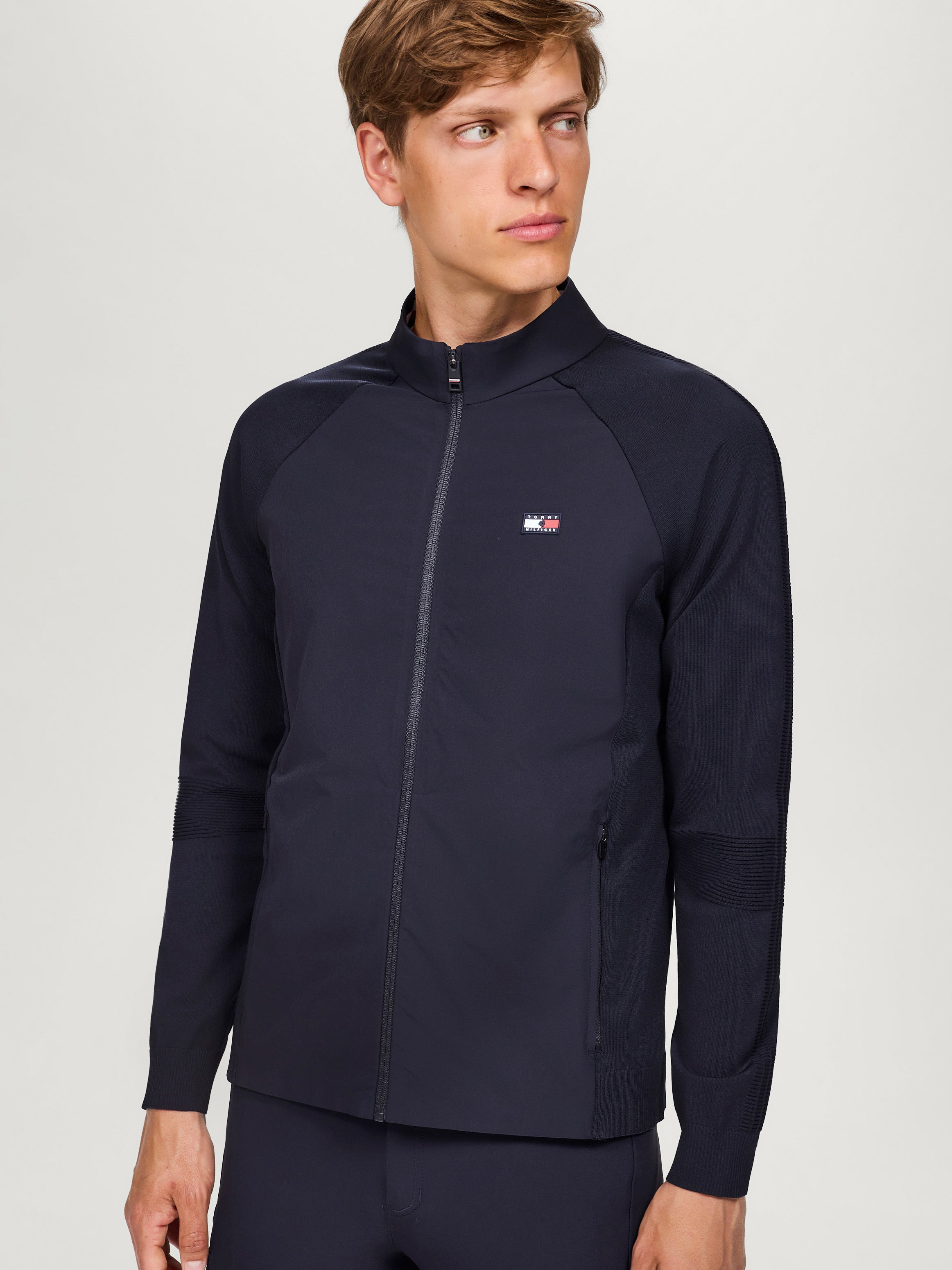 Casaco Tommy Hilfiger Equestrian Somerset masculino Azul-marinho