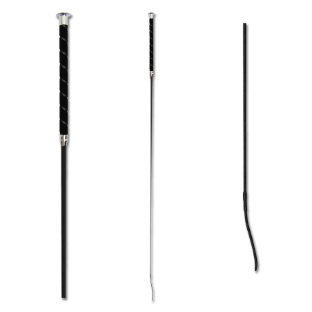 Chicote de adestramento Waldhausen com cabo de veludo