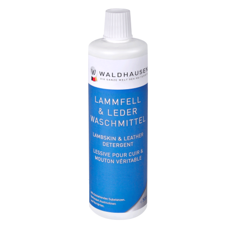 Detergente para couro e pele de carneiro verdadeira Waldhausen 250 ml