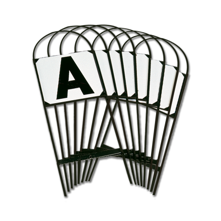 Letras Waldhausen para pista com suporte metálico para fincar 20 x 40 m