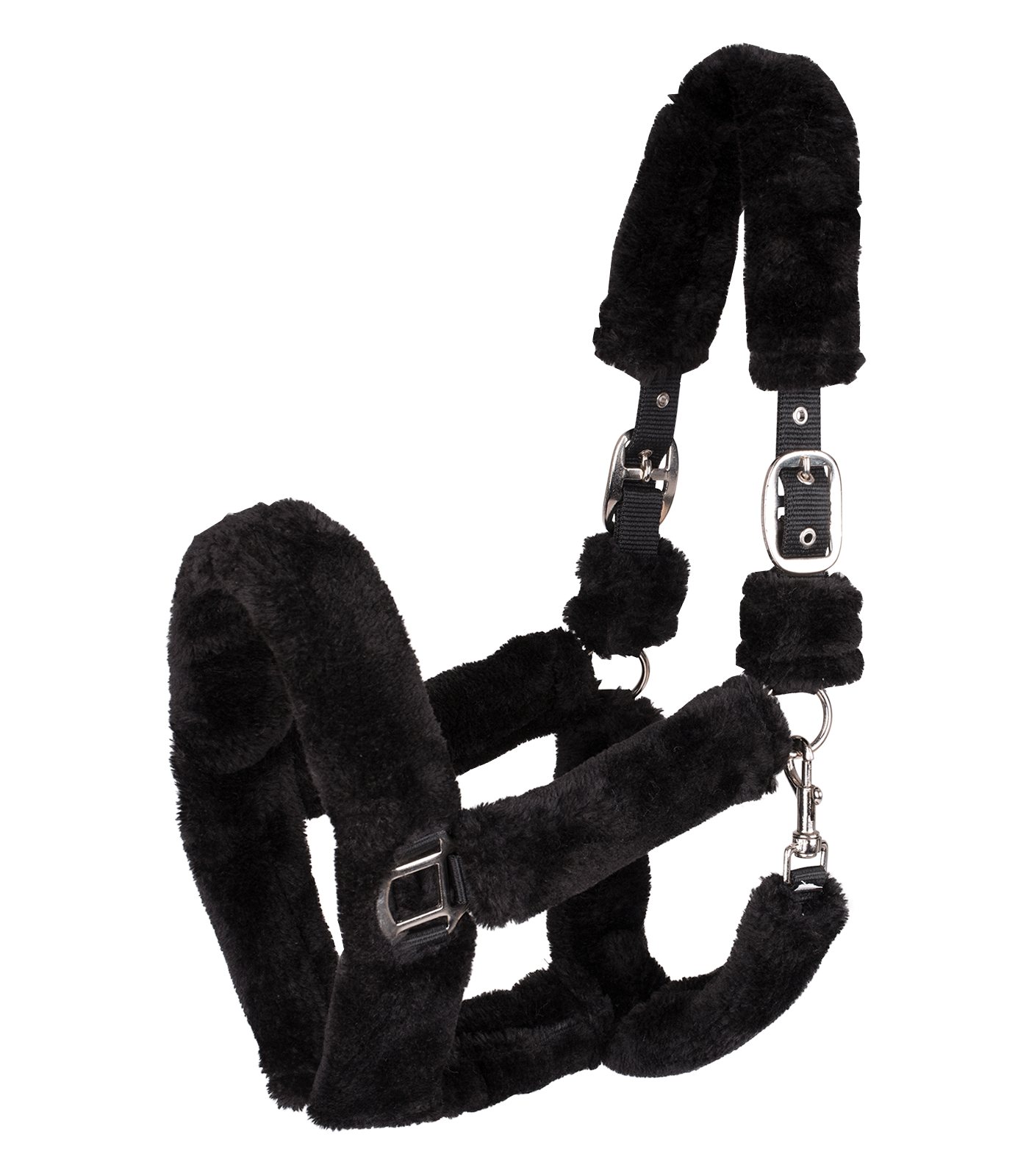 Cabeçada Waldhausen Cozy Preto / prata