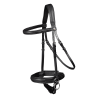 Bridão sem embocadura Supersoft Waldhausen X-Line - Preto