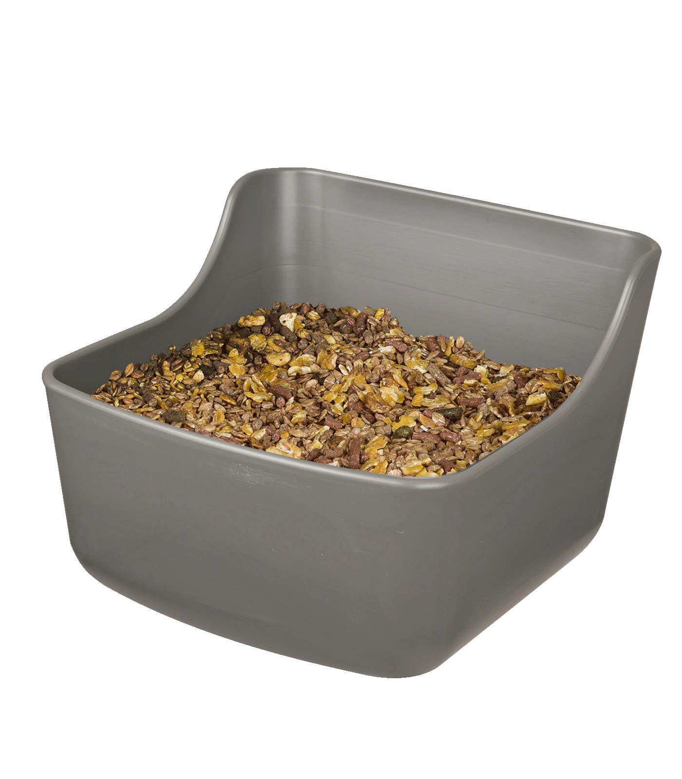 Comedouro Waldhausen em plástico resistente Antracite Cinzento