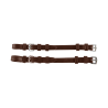 Bridões com argolas Waldhausen S-Line por par - Castanho