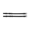 Bridões com argolas Waldhausen S-Line por par - Preto