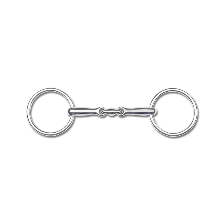 Mors de bridão Waldhausen pônei dupla rutura