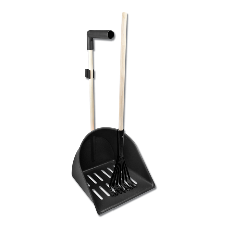Pá coletora de esterco Waldhausen ShakerXL com ancinho