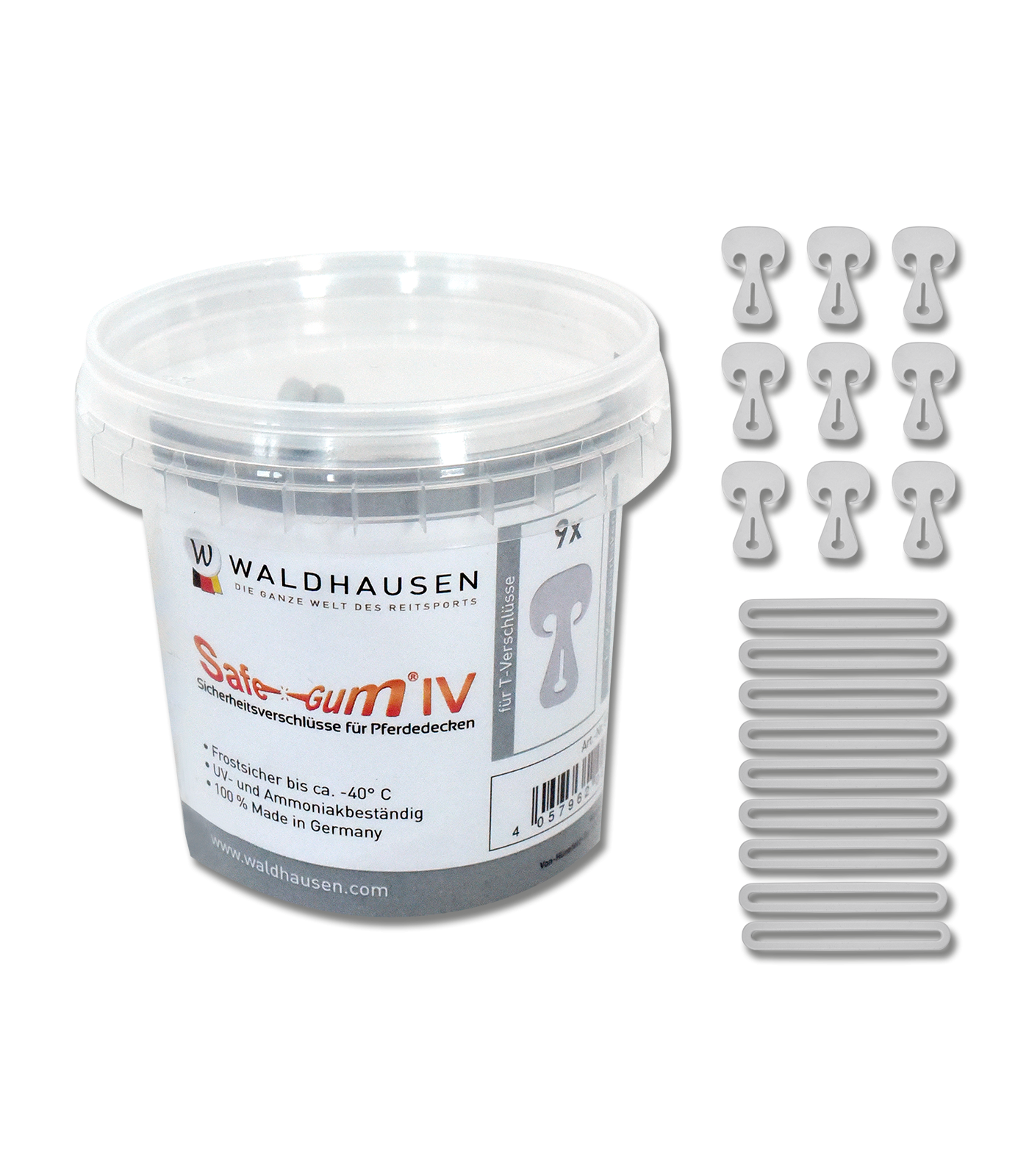 Safe-Gum Waldhausen 18 elásticos misturados