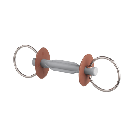 Mors de filet Beris bocal borboleta anel 7,5 cm