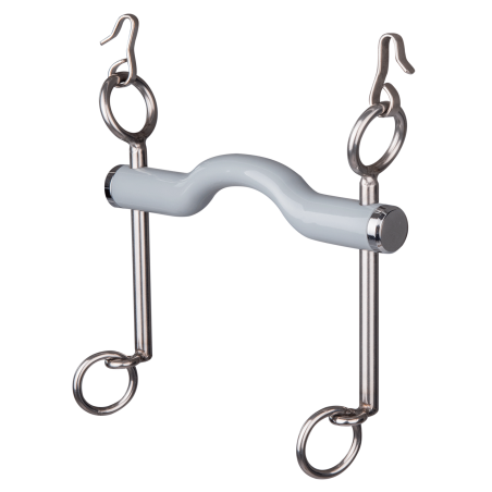 Freio de adestramento Beris cano longo passagem de língua