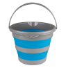 Balde dobrável Waldhausen 10 L - Azul celeste