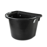 Balde-comedouro de porta Waldhausen com alça - Preto