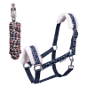 Conjunto de cabresto Waldhausen Lucky - Azul noturno / lucky