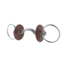 Mors de bridão Beris passagem de língua Konnex anel fechado 7,5 cm - Suave