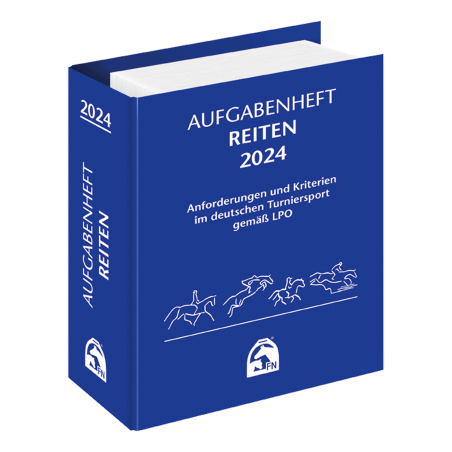 Caderno de exercícios de equitação Deutsche reiterliche vereinigung