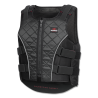 Colete de proteção Swing P19 fecho de correr adulto - Preto / cinza