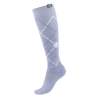 Meias de equitação ELT Argyle - Cinza azul