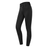 Calça de equitação ELT cintura alta Essential silicone - Preto