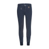 Calça de equitação térmica ELT Fun Sport com silicone infantil - Azul noturno