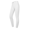 Calça de equitação infantil ELT Essential silicone - Branco