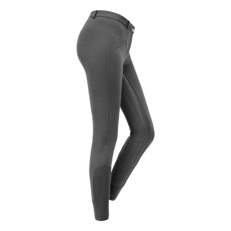 Calça de equitação infantil ELT Fun Sport com silicone