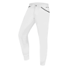 Calça de equitação ELT Mailo com grip nos joelhos masculino - Branco