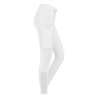 Calça de equitação ELT Micro grip nos joelhos - Branco