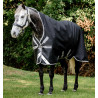 Capa Horseware Amigo 1200D Wug Turnout 50g - Preto / cinza titânio / prata