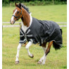 Cobertura Horseware Amigo 1200D XL Turnout 150g - Preto / cinza titânio / prata
