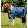 Capa Horseware Amigo 1200D XL Turnout 50g - Marinho / cinza titânio / prata