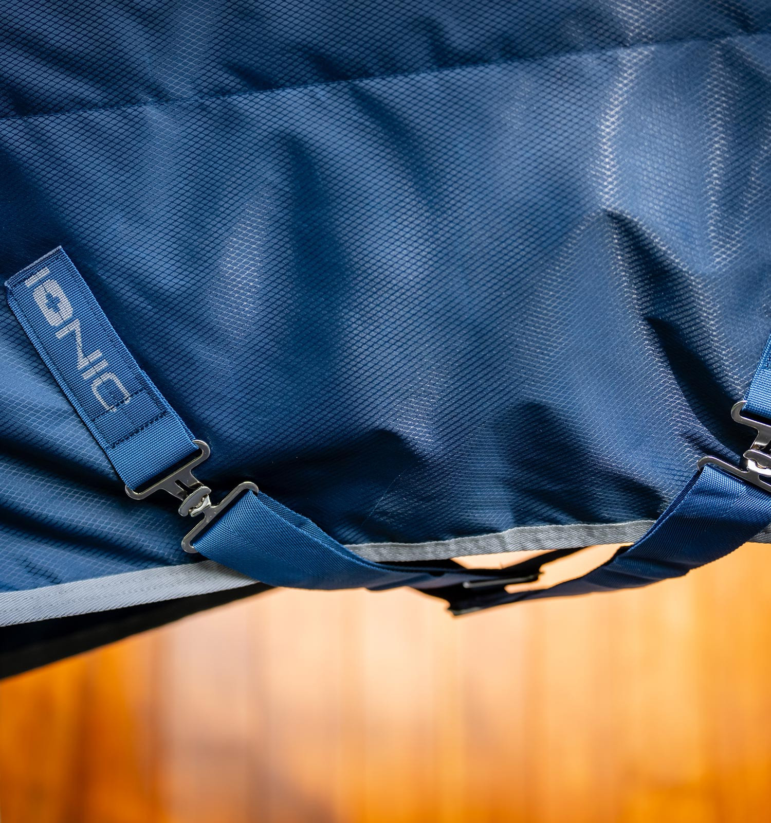 Cobertura de estábulo Horseware Ionic Therapy 50g Bleu imperial / argent /Marine Azul