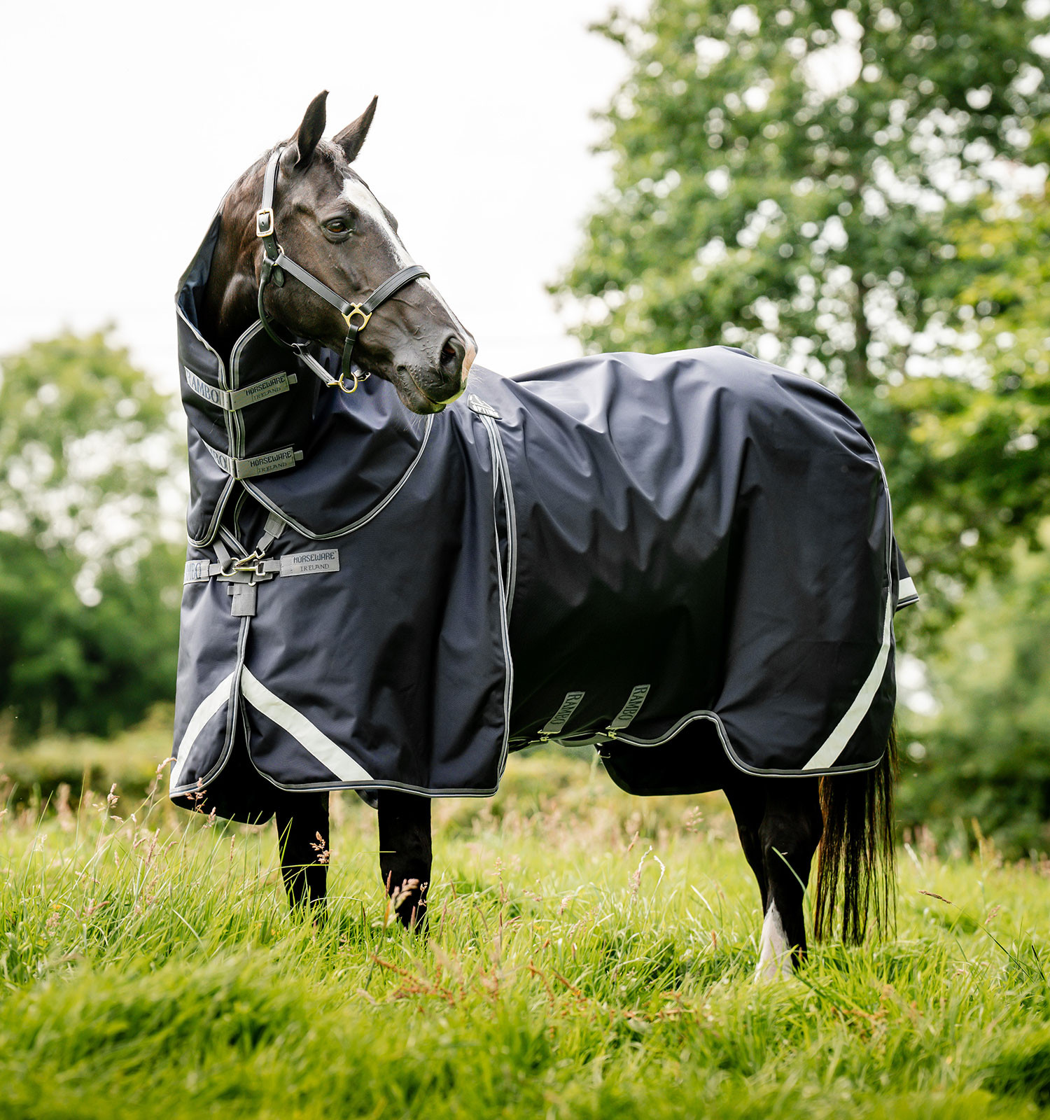 Cobre-pescoço Horseware 0g para manta Rambo Optimo Cobre-pescoço Horseware 0g para manta Rambo Optimo