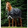 Capa Horseware Rambo 1680D Turnout 50g - Preto / tempestade / cinza prateado