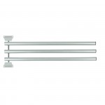 Expositor de mantas Horze 3 braços rosa ou prateado