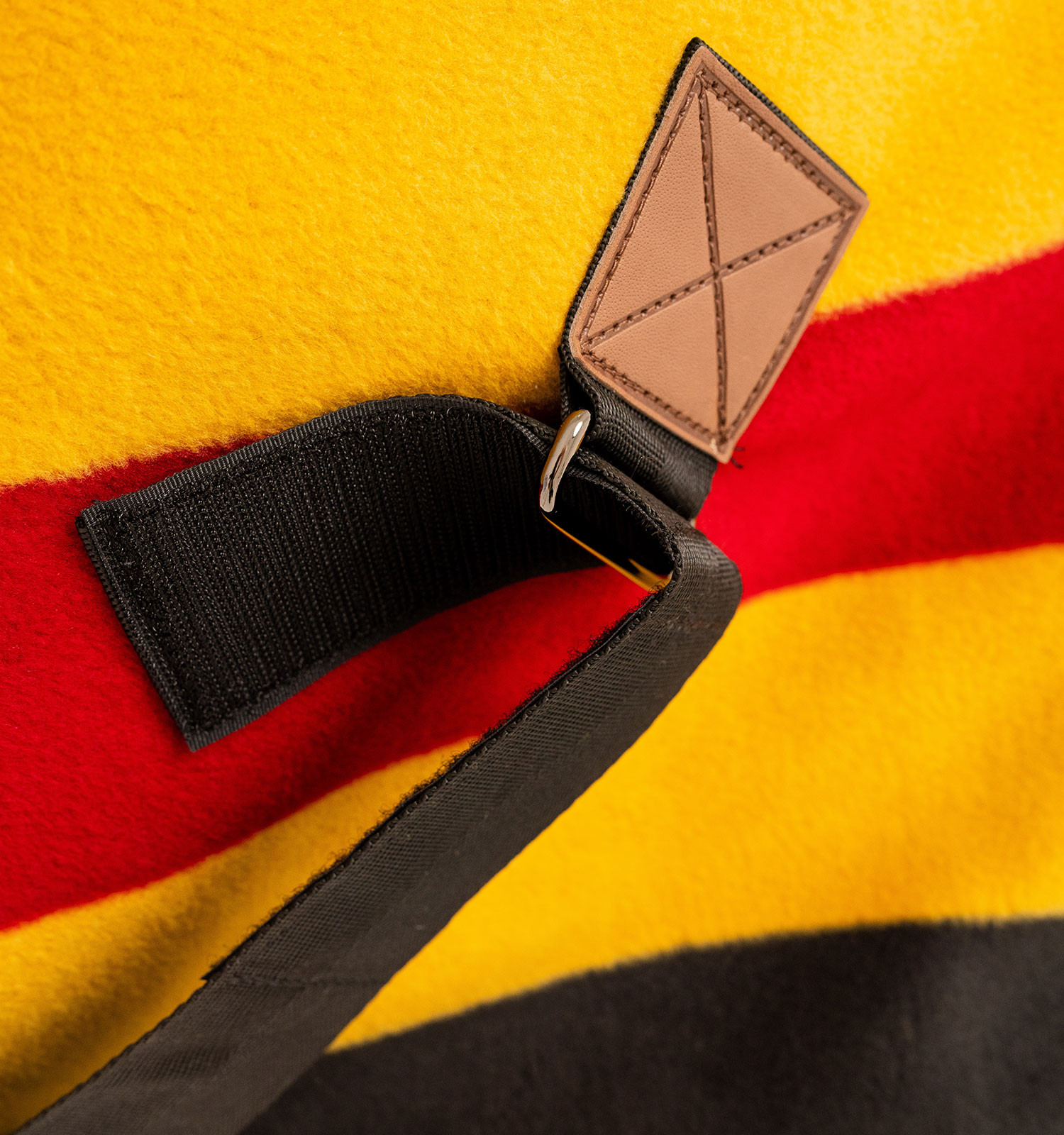 Manta polar Horseware Newmarket Fleece Cooler Ouro branco