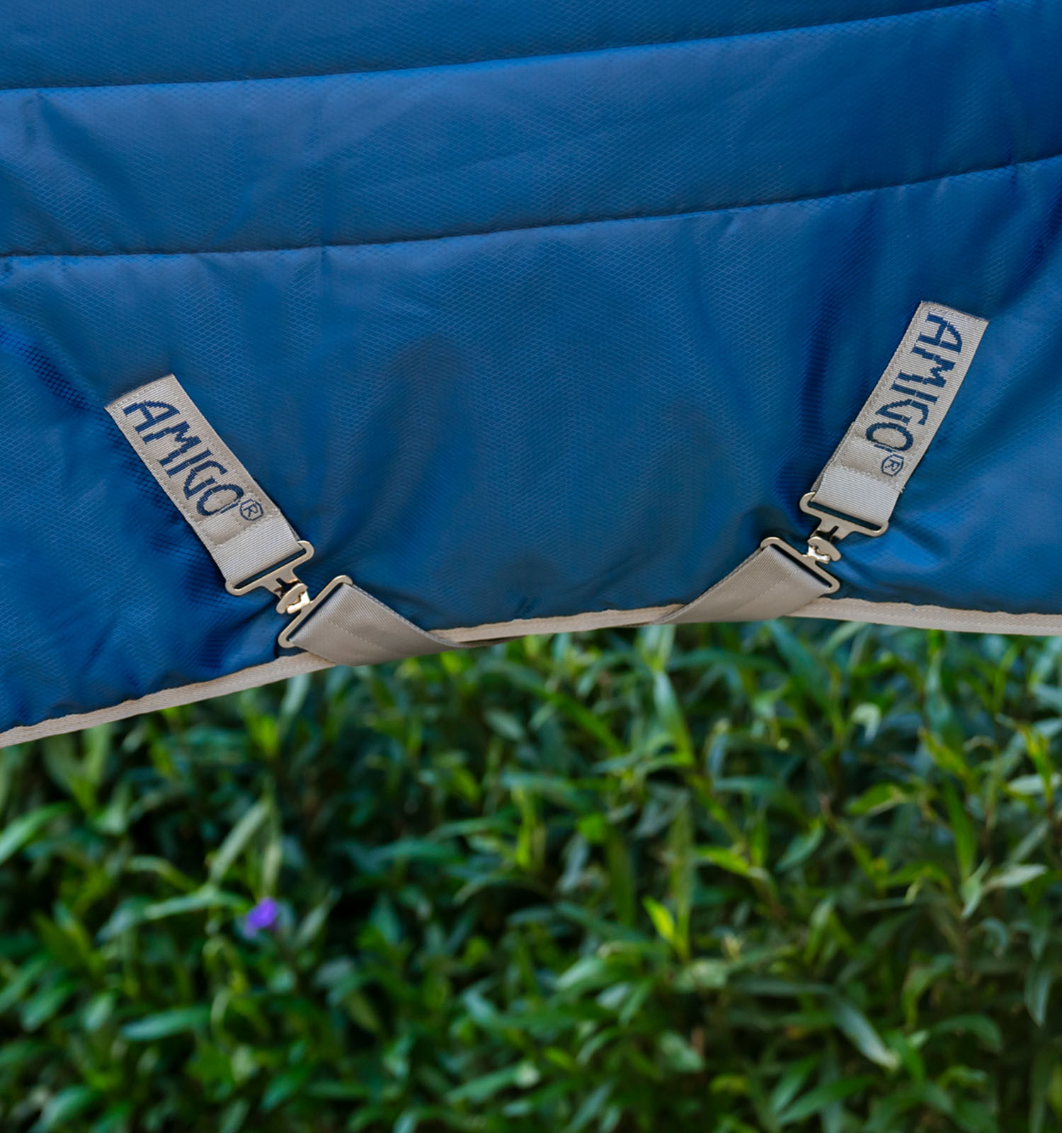 Cobertura de estábulo Horseware Amigo Ripstop Insulator Plus Pônei 200g Marinho / cinza titânio Azul-marinho