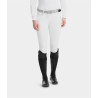 Calça X-Design Horse Pilot feminina - Branco / cinza