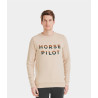 Sweatshirt Horse Pilot Team homem - Areia