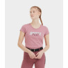 Camiseta Horse Pilot Team feminina - Rosa mesa
