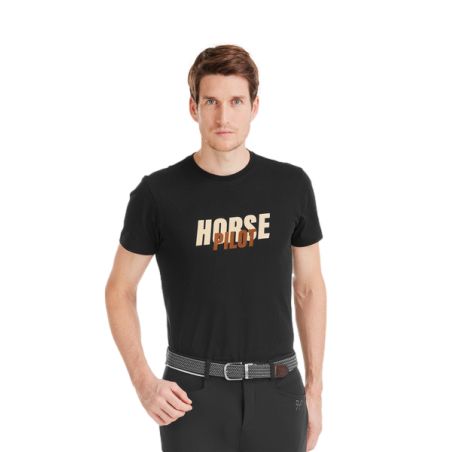Camiseta Horse Pilot Team homem